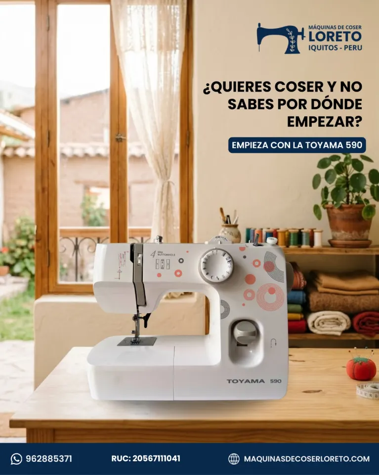Maquina de coser Toyama 590