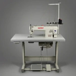 Máquina de coser recta Gemsy tapicera, completa